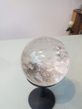 Bergkristall Kugel sehr klar