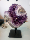 Amethystfreiform auf Metallständer - Topqualität